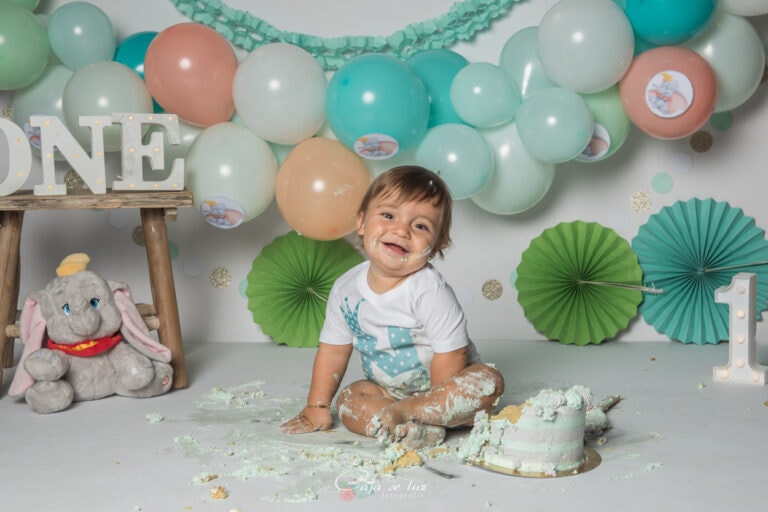 Cake Smash tarta cumple sesion fotos Coruna