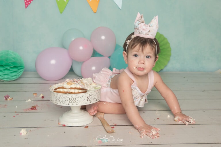 Cake Smash tarta cumple sesion fotos Coruna