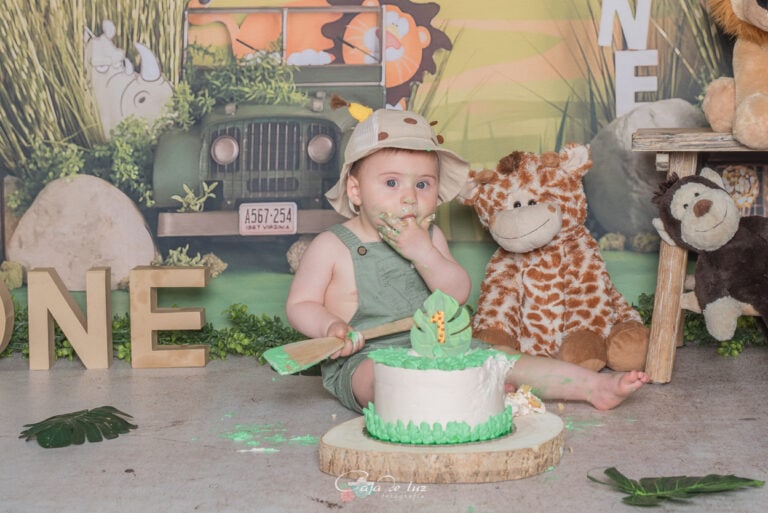 Cake Smash tarta cumple sesion fotos Coruna