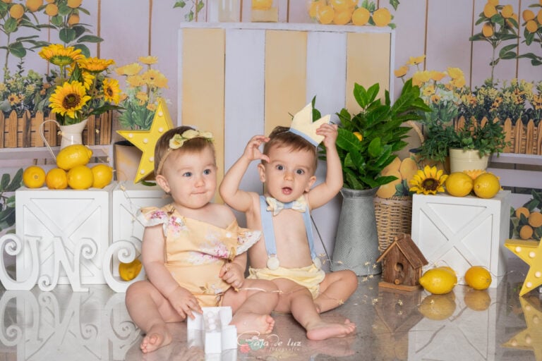 Alvaro Carmen cake smash cumpleanos sesion fotografia