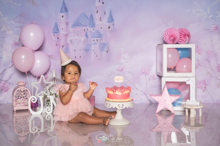Hellen cake smash cumpleanos sesion fotografia